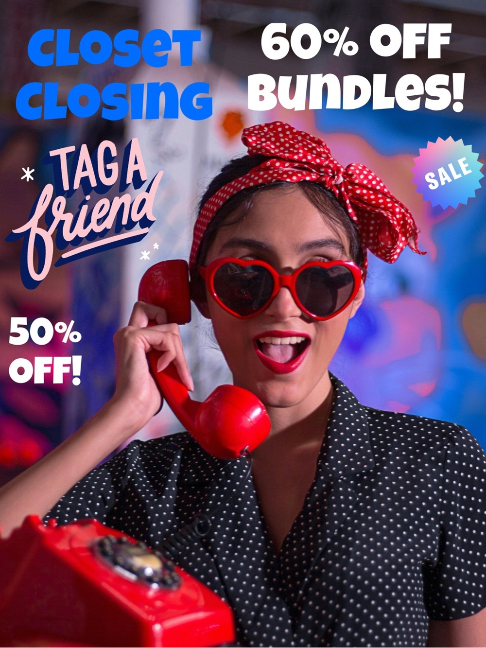 CLOSET CLOSING! 50% OFF on nearly EVERYTHING! 60% OFF Bundles! 🥳🥳🩷